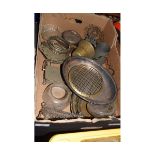 BOX VARIOUS PLATED AND METAL WARE