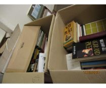 THREE BOXES OF MIXED BOOKS