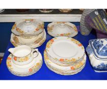 MEAKINS "TRIO" PATTERN PART DINNER SERVICE