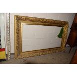 HEAVY LARGE GILDED PICTURE FRAME