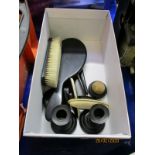 EBONY PART DRESSING TABLE SET