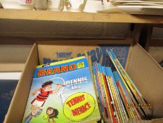 BOX OF VARIOUS BEANO COMICS