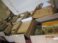 EIGHT BOXES OF MIXED BOOKS