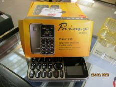PRIMO BY DORO 315 MOBILE PHONE WITH CHARGING CRADLE