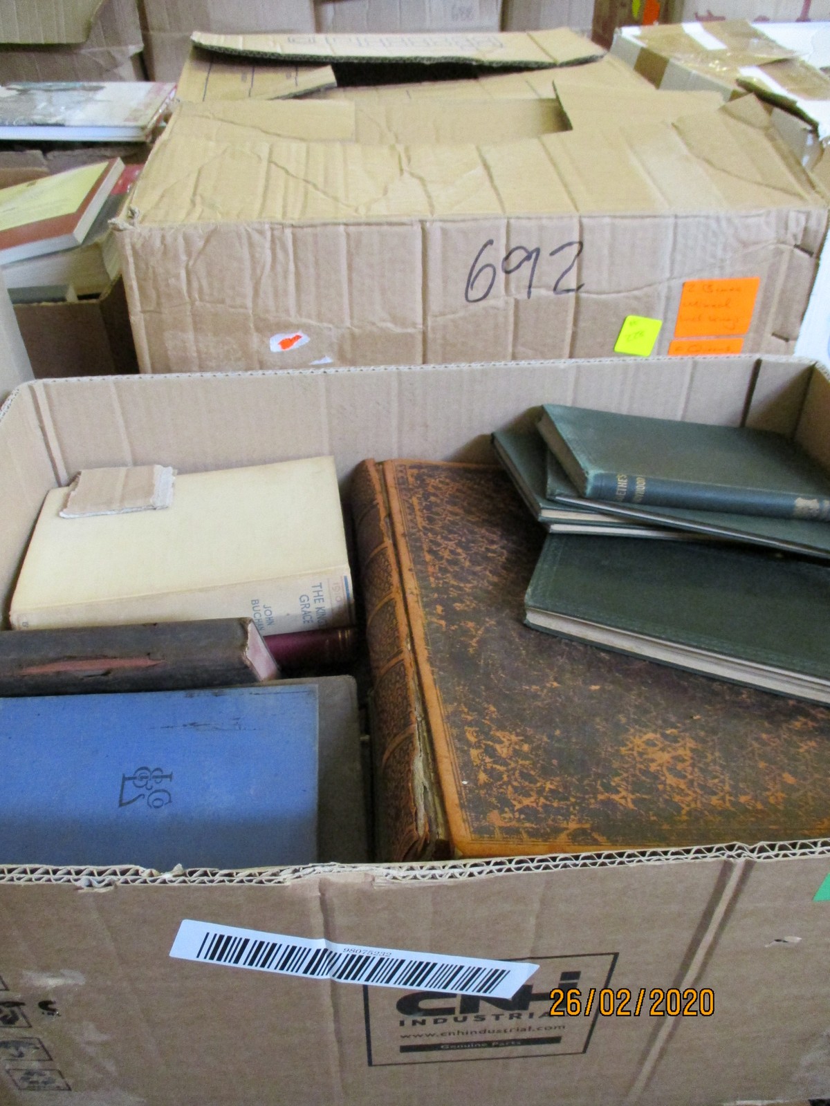 TWO BOXES OF MIXED KINGS AND QUEENS BOOKS, THEOLOGY ETC