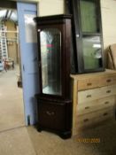 REPRODUCTION MAHOGANY FLOOR STANDING CORNER CUPBOARD