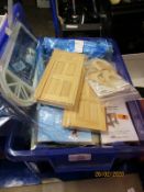 BOX VARIOUS SELF ASSEMBLY DOLLS HOUSE FURNITURE ETC