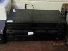 YAMAHA TUNER TX-350L, TOGETHER WITH A FURTHER YAMAHA COMPACT DISC PLAYER MODEL CDX-860