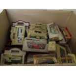 BOX CONTAINING DIE-CAST MODELS OF YESTERYEAR