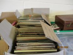 TWO BOXES OF MIXED VINYL RECORDS