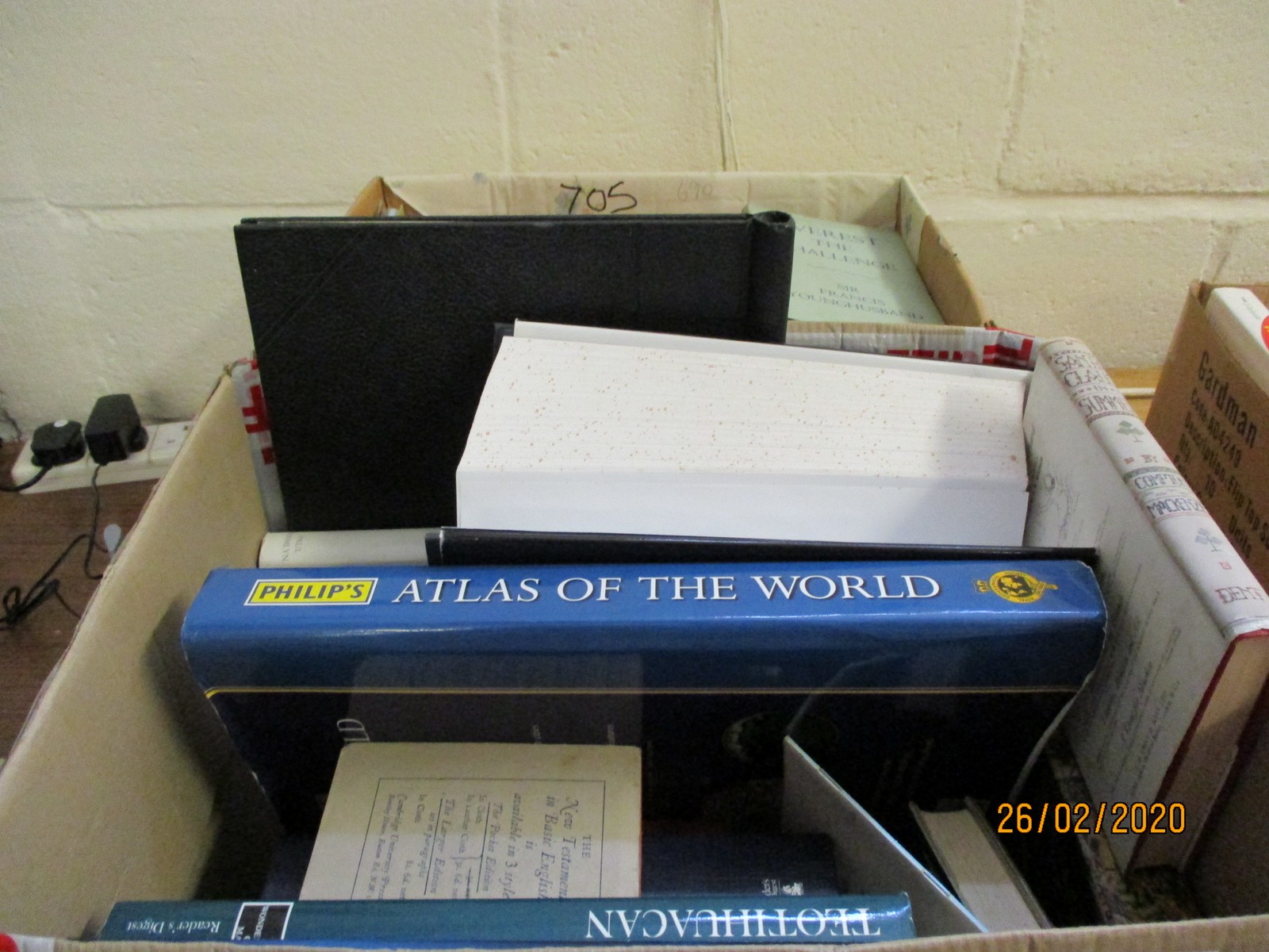 TWO BOXES OF MIXED BOOKS