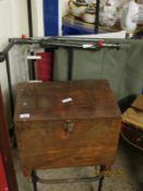 PLYWOOD FISHING BOX, FURTHER STAND, CHAIR ETC