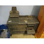 VICTORIAN CAST IRON NEW CHARMER WOOD BURNING OVEN