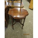 EDWARDIAN MAHOGANY TWO-TIER OCCASIONAL TABLE