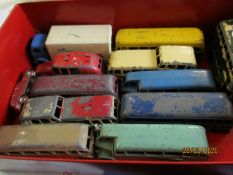 BOX OF VINTAGE DIE-CAST DINKY AND OTHER BUSES