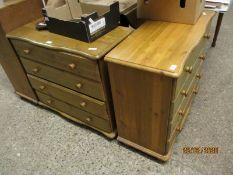 MODERN PINE FOUR DRAWER CHEST