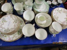 EARLY 20TH CENTURY FLORAL PART TEA SERVICE