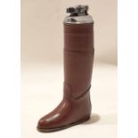 Unusual novelty table lighter in the form of a riding boot, 15cm high