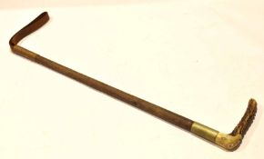 Horn handled riding crop 57cm long