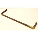 Horn handled riding crop 57cm long