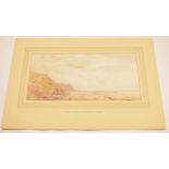 Arthur Gerald Ackermann, RI, (1876-1960), Coastal scene, watercolour, 17 x 35cm, mounted but