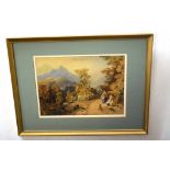 John Berney Ladbrooke (1803-1879) Landscapes pair of watercolours, 23 x 31cm (2)