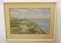 Ronald Teale (20th century) Views of Cromer pair of pastels, both signed, 30 x 42cm (2)