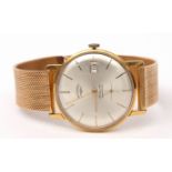 Gent's third quarter of the 20th century Rotary gold plated and stainless steel backed wrist watch
