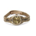 Last quarter of 20th century ladies 18K cased Rolex Oyster Perpetual "Datejust" wrist watch,