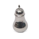 Pear drop sugar caster, Lodon 1944, Wakeley & Wheeler, weight 146g