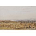Edmund Morison Wimperis (1835-1900) Extensive coastal scene watercolour, 14 x 21cm Provenance:
