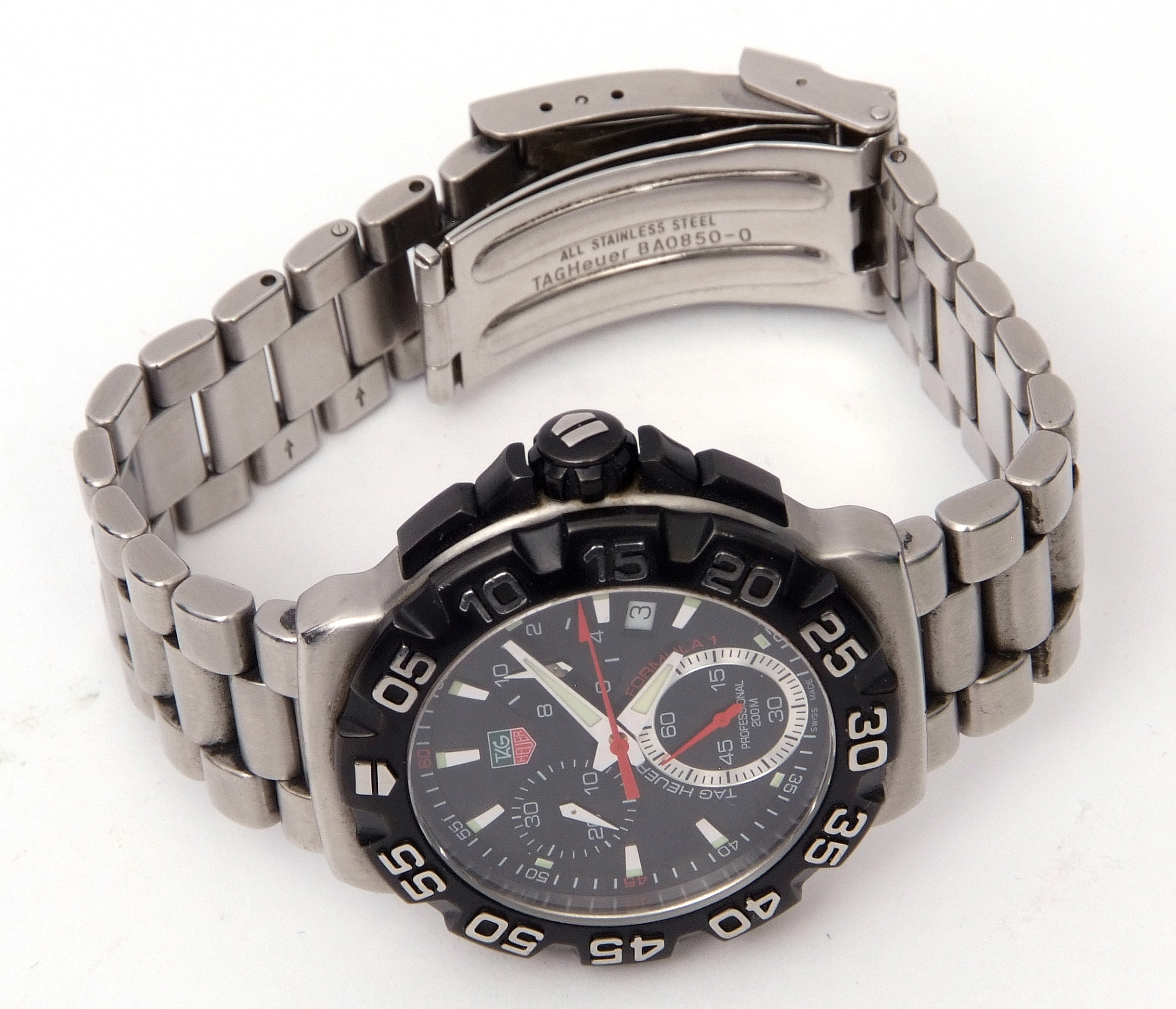 Gent's first quarter of 21st century stainless steel cased Tag Heuer Formula 1 wrist watch with - Image 6 of 6