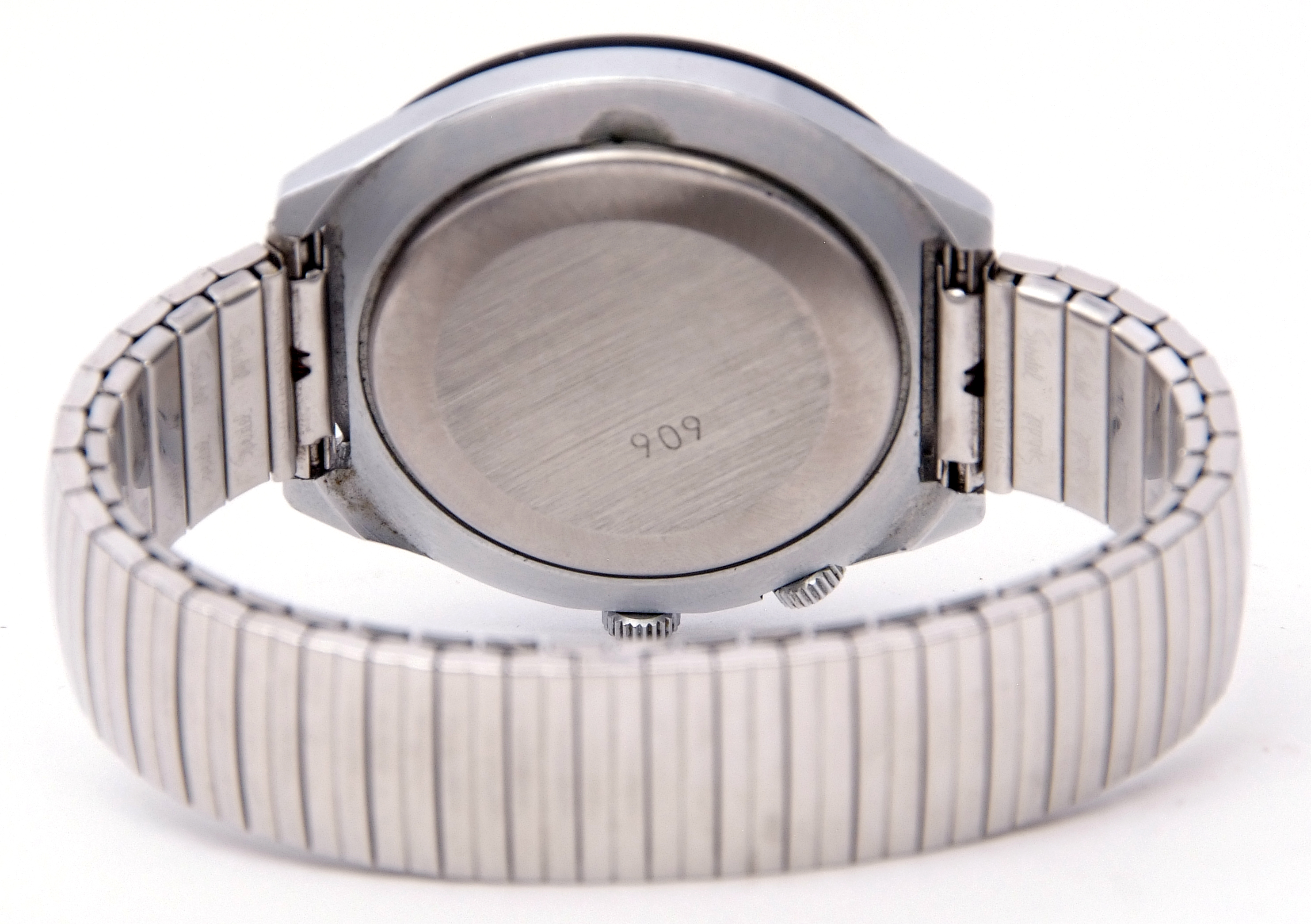 Gent's third quarter of 20th century (circa 1960s) Russian stainless steel cased large wrist watch - Image 5 of 5
