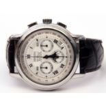 Gent's first quarter of the 21st century stainless steel cased Zenith El Primero fly-back