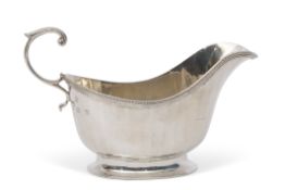 Georgian style sauce boat, Birmingham 1936, Northern Goldsmith Company, weight 153g