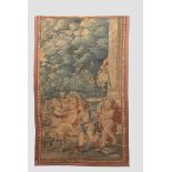 18th/19th century needlework tapestry, Bacchanalian Procession, 190 x 115cm