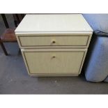 MELAMINE TWO-DRAWER SIDE CABINET