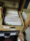 BOX OF MIXED POSTCARDS