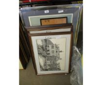 GROUP OF MIXED PRINTS, PICTURES ETC