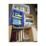 FOUR BOXES OF MIXED BOOKS