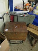 PLYWOOD FISHING BOX, FURTHER STAND, CHAIR ETC