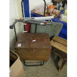 PLYWOOD FISHING BOX, FURTHER STAND, CHAIR ETC