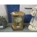 KUNDO BRASS FRAMED MANTEL CLOCK