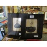 PAIR OF 19TH CENTURY FRAMED PORTRAITS OF A LADY AND GENT