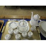 TRAY CONTAINING ROYAL STANDARD FRIEND TEA WARES