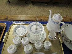 TRAY CONTAINING ROYAL STANDARD FRIEND TEA WARES