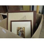 BOX CONTAINING MIXED PRINTS, SHIPPING PRINTS ETC