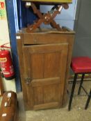 18TH CENTURY CONTINENTAL WALNUT SINGLE DOOR CUPBOARD