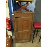 18TH CENTURY CONTINENTAL WALNUT SINGLE DOOR CUPBOARD