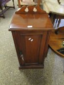 EDWARDIAN WALNUT SINGLE DOOR POT CUPBOARD